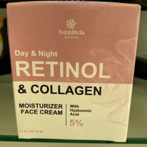 Supplinda Skincare: Day/Night Retinol & Collagen moisturizing face cream